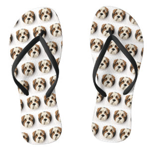 Biewer Terrier Dog 3D geïnspireerd Teenslippers