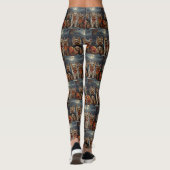 Biewer Terrier Halloween Griezelig Leggings (Achterkant)