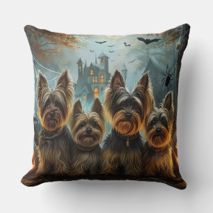 Biewer Terrier Halloween Nacht Doggy Delight Kussen