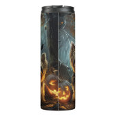 Biewer Terrier Halloween Nacht Doggy Delight Thermosbeker (Achterkant)