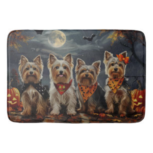 Biewer Terrier Halloween Spooky Badmat