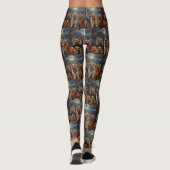 Biewer Terrier Halloween Spooky Leggings (Achterkant)