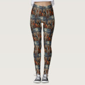 Biewer Terrier Halloween Spooky Leggings (Voorkant)