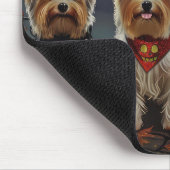 Biewer Terrier Halloween Spooky Muismat (Hoek)