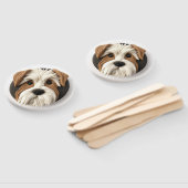 Biewer Terrier Hond 3D Geïnspireerd Handwaaier (Niet-gemonteerd)
