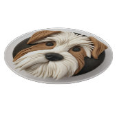 Biewer Terrier Hond 3D Geïnspireerd Snijplank (Hoek)