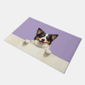 Biewer Terrier Hond deurmat Kunst (Schuin)