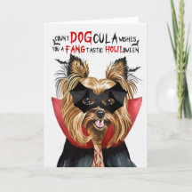 Biewer Terrier Hond Grappig Count DOGcula Hallowee