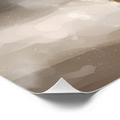 Biewer Terriër Hond in Sneeuw Kerstmis Perfect Poster (Hoek)