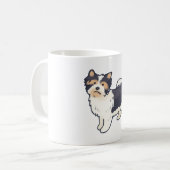Biewer terrier hond Magic Koffiemok (Voorkant links)