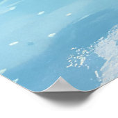 Biewer Terrier Hond Rijden Motorfiets Kerstmis Poster (Hoek)