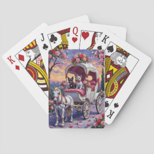 Biewer Terrier Hond Valentijnsdag Pokerkaarten