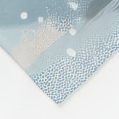 Biewer Terrier Hond Winter Wonderland Kerstvreugde Fleece Deken (Hoek)