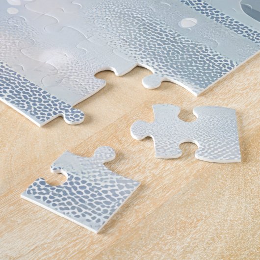 Biewer Terrier Hond Winter Wonderland Kerstvreugde Legpuzzel (Zijkant)