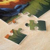 Biewer Terrier Honden Pompoen Halloween Grappig Legpuzzel (Zijkant)