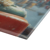 Biewer Terrier Hondenroller Onderzetter Kerst Snijplank (Hoek)