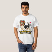 Biewer Terrier-hondliefhebber T-shirt | Cute Biewe (Voorkant volledig)