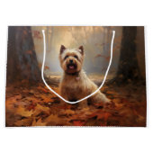 Biewer Terrier in Herfst laat Herfst inspireren Groot Cadeauzakje (Voorkant)
