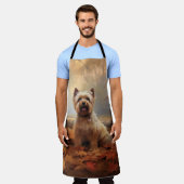 Biewer Terrier in Herfst laat Herfst inspireren Schort (Gedragen)