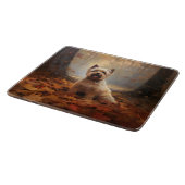 Biewer Terrier in Herfst laat Herfst inspireren Snijplank (Hoek)