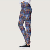 Biewer Terrier Kerst Feestelijke Reis Leggings (Links)