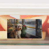 Biewer Terrier Kerstcruise: Pawsome Holiday Labels (Aangebracht)