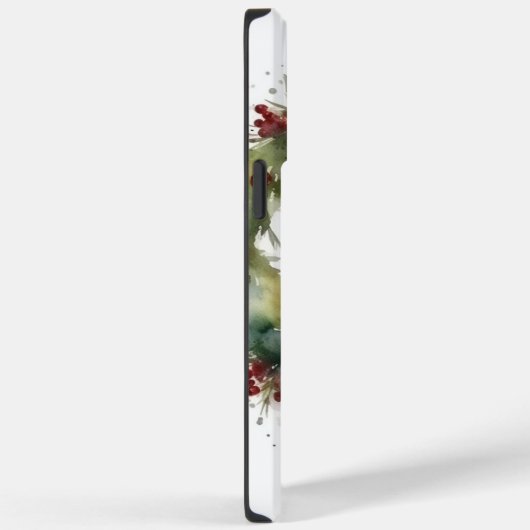 Biewer Terrier Kerstkrans Feestelijke Pup Case-Mate iPhone Case (Achterkant / Rechts)