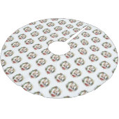 Biewer Terrier Kerstkrans Feestelijke Pup Kerstboom Rok (Gekanteld)