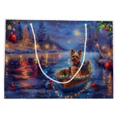 Biewer Terrier Kerstvakantie Groot Cadeauzakje (Achterkant)