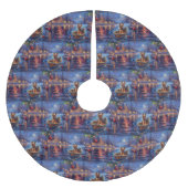 Biewer Terrier Kerstvakantie Kerstboom Rok (Voorkant)