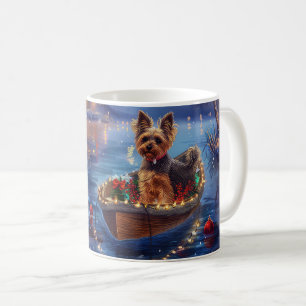 Biewer Terrier Kerstvakantie Koffiemok