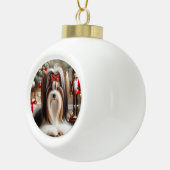 Biewer Terrier-Ornament Keramische Bal Ornament (Rechts)