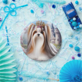 Biewer Terrier Princess Plare Papieren Bordje (Feest)
