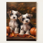 Biewer Terrier Pup Autumn Delight Pumpkin Planner (Achterkant)