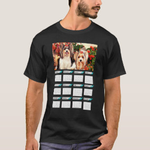 Biewer Terrier Puppies Kalender 2023 T-shirt