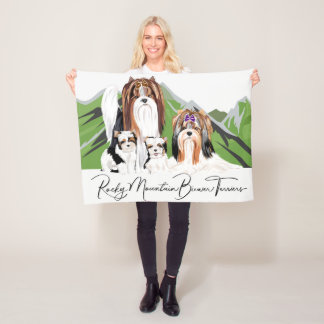 Biewer Terrier Puppy Blanket Fleece Deken