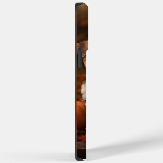 Biewer Terrier Puppy Herfst Delight Pompoen Case-Mate iPhone Case (Achterkant / Rechts)