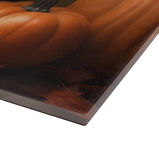 Biewer Terrier Puppy Herfst Delight Pompoen Snijplank (Hoek)