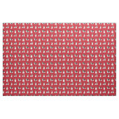 Biewer Terrier Red Kerstmis Stof (Yard (91,4 cm))