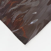 Biewer Terrier Rijden Motorfiets Halloween Eng Fleece Deken (Hoek)