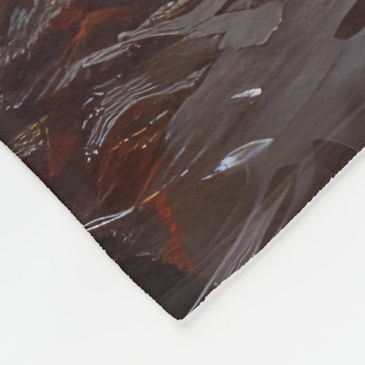 Biewer Terrier Rijden Motorfiets Halloween Eng Fleece Deken (Hoek)