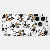 Biewer Terrier Schattig Cartoon Hond Patroon Case-Mate iPhone Case (Achterkant (horizontaal))
