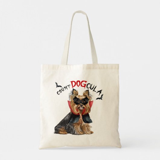 Biewer Terrier Vampire Dog Trick or treat Tote Bag (Achterkant)