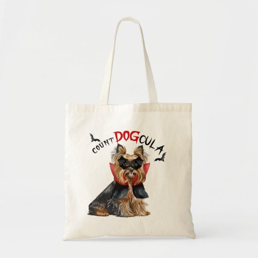 Biewer Terrier Vampire Dog Trick or treat Tote Bag (Voorkant)