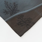 Biewer Terrier With Christmas Lights Holiday Fleece Deken (Hoek)