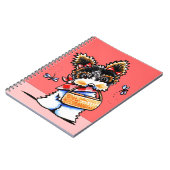 Biewer Yorkie Picnic Time Notitieboek (Linkerzijde)