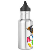Biewer Yorkie Polka Dot Cup Waterfles (Links)