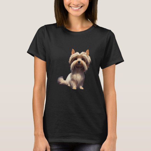 Biewer Yorkshire Terrier Dog T-shirt (Voorkant)