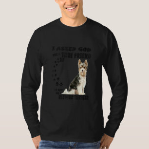 Biewer Yorkshire Terrier Quote mam Papa Cute Beave T-shirt