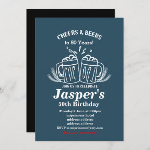 Biezen verjaardagsuitnodiging, schaadt elk jaar! kaart